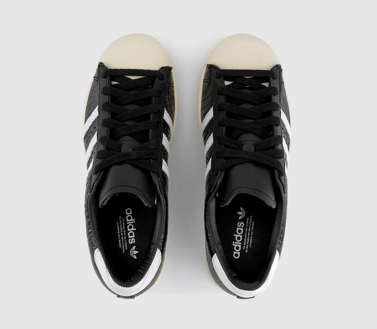 adidas Superstar Vintage Trainers Core Black White - Women's Trainers