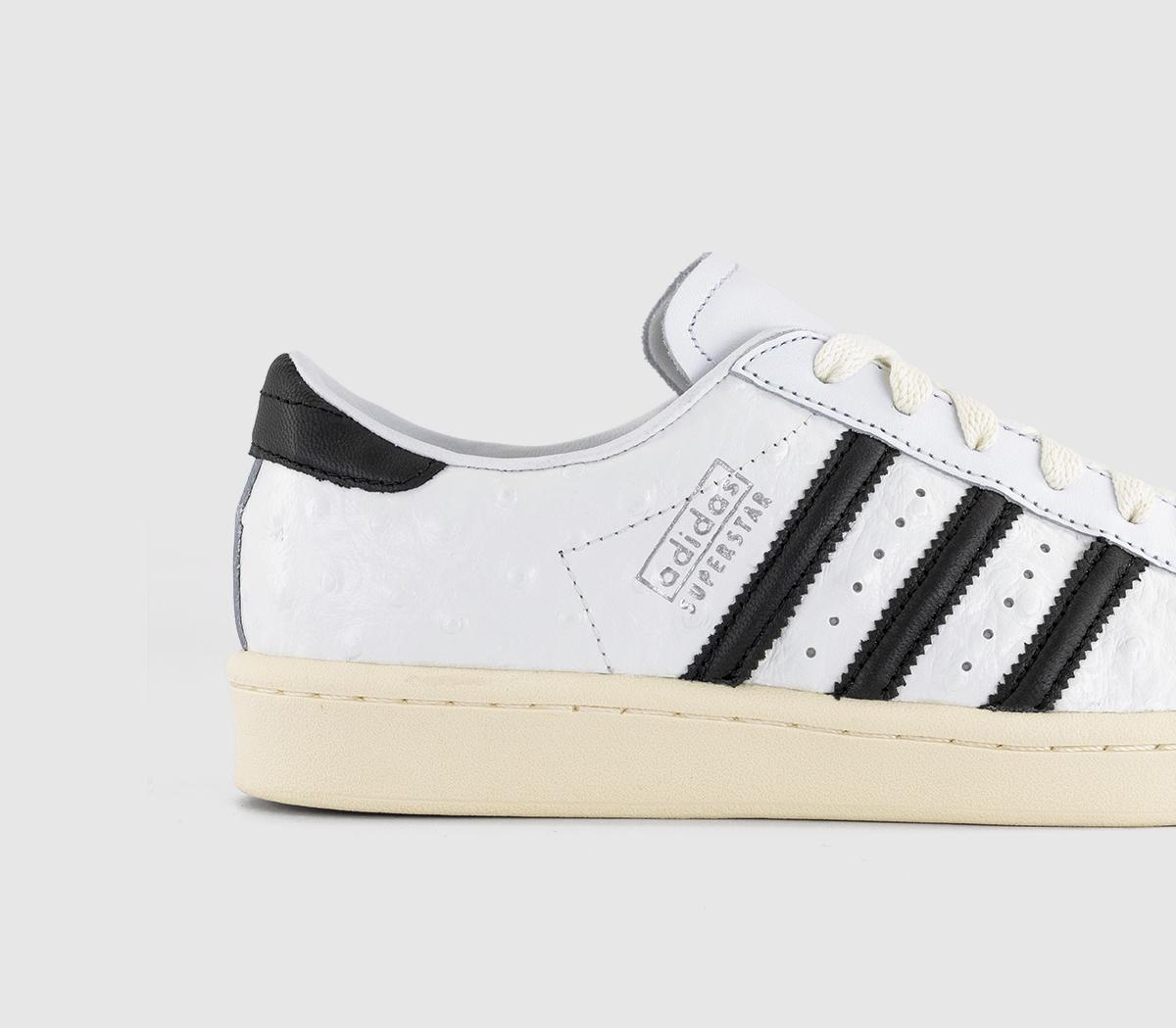 adidasSuperstar Vintage TrainersWhite Core Black