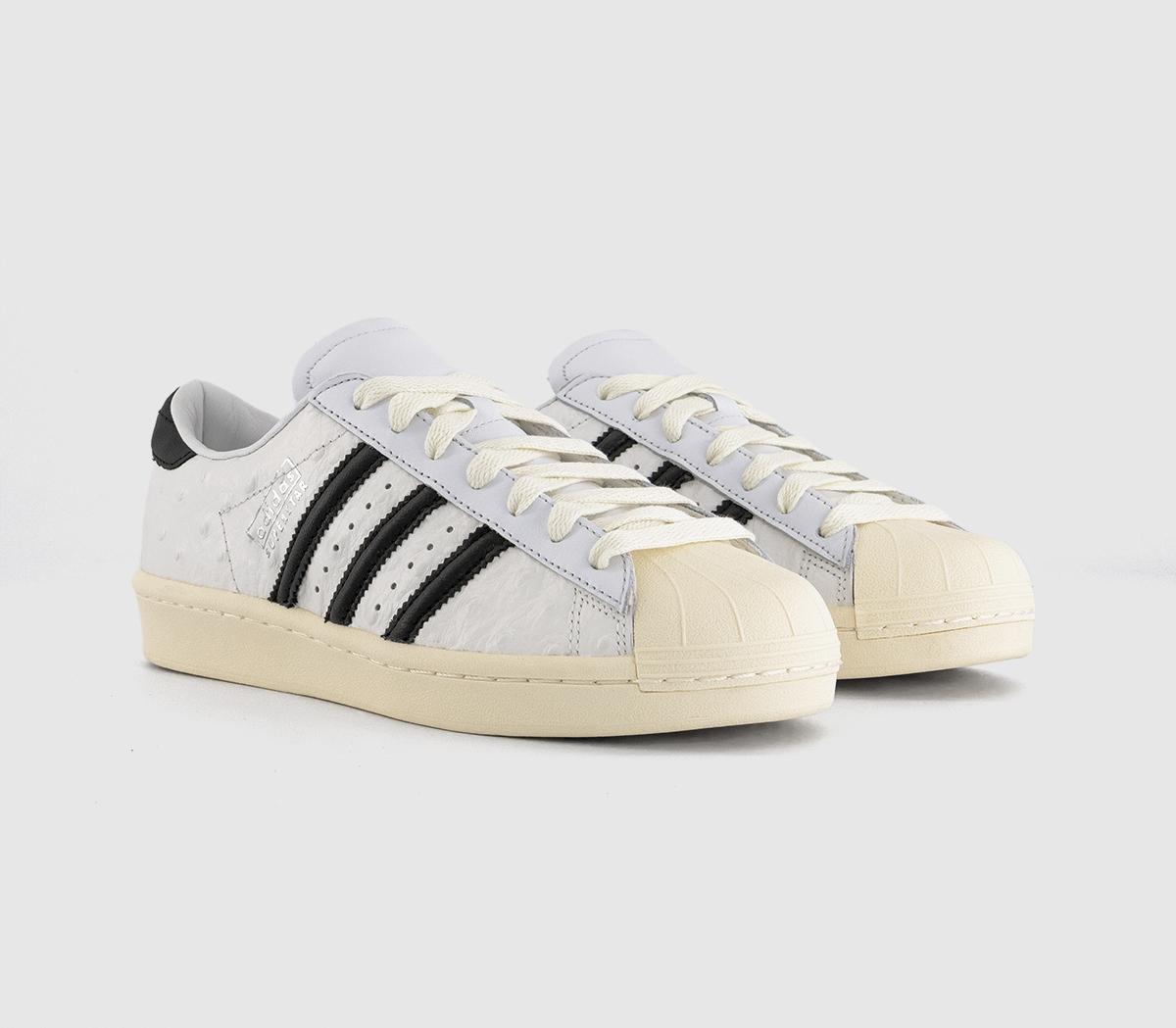 adidasSuperstar Vintage TrainersWhite Core Black