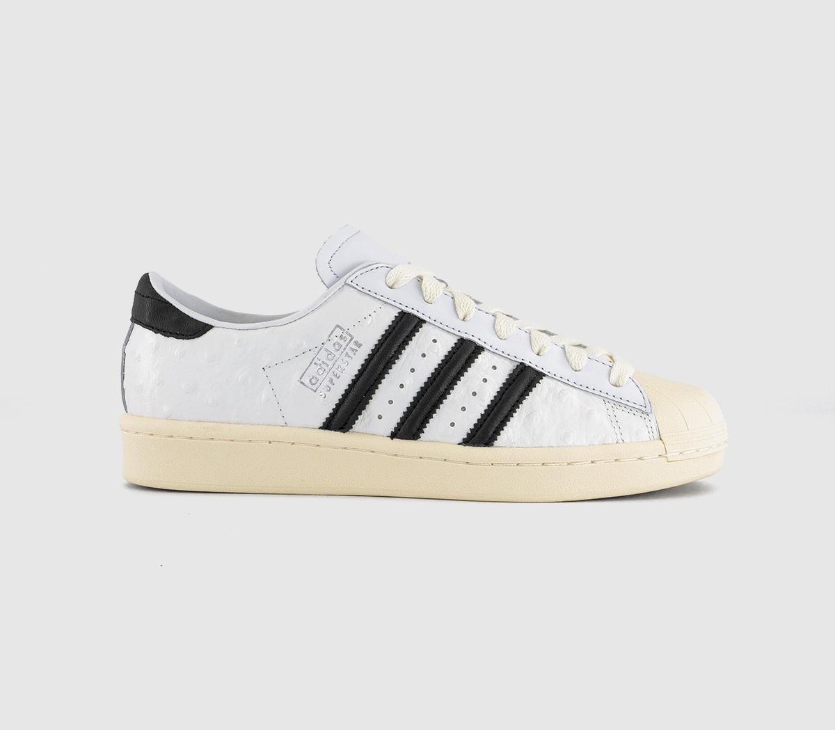 adidasSuperstar Vintage TrainersWhite Core Black