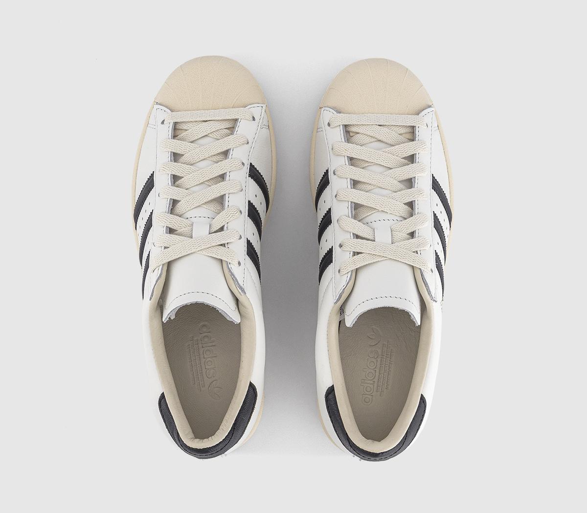 adidas Superstar Vintage Trainers Core White Core Black Cream