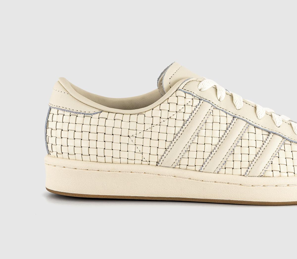 adidas Superstar Vintage Trainers Cream White Cream White Blue