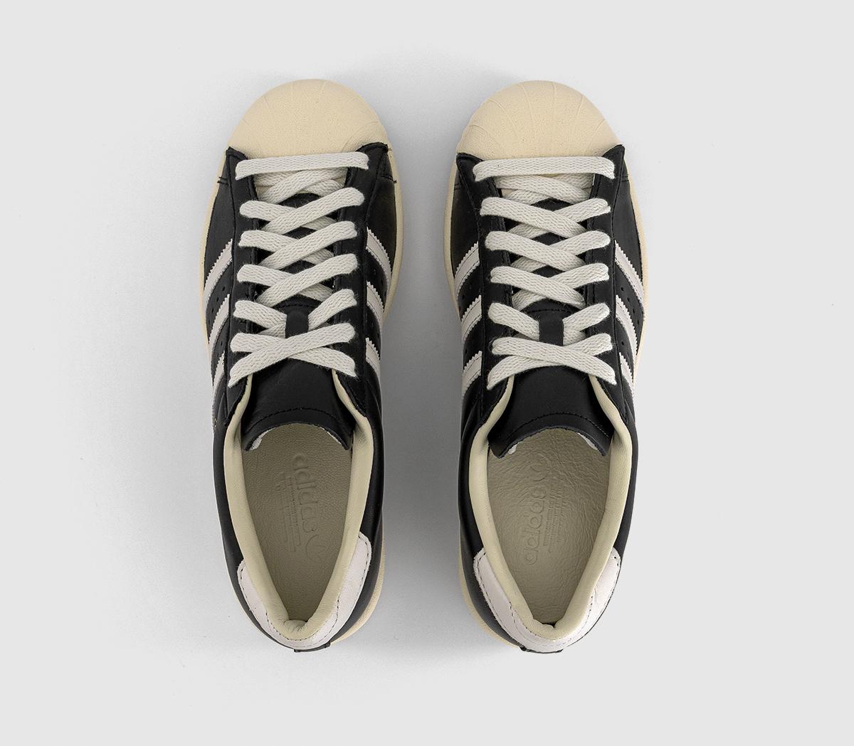 adidasSuperstar Vintage TrainersCore Black Core White Cream White