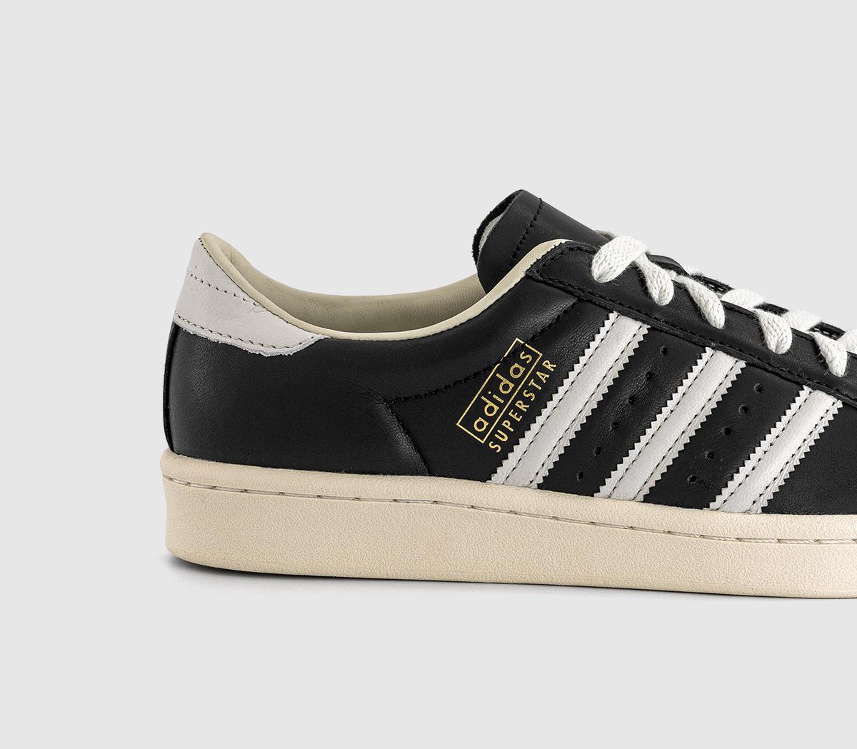 adidasSuperstar Vintage TrainersCore Black Core White Cream White