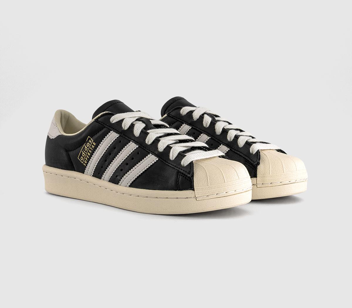 adidasSuperstar Vintage TrainersCore Black Core White Cream White