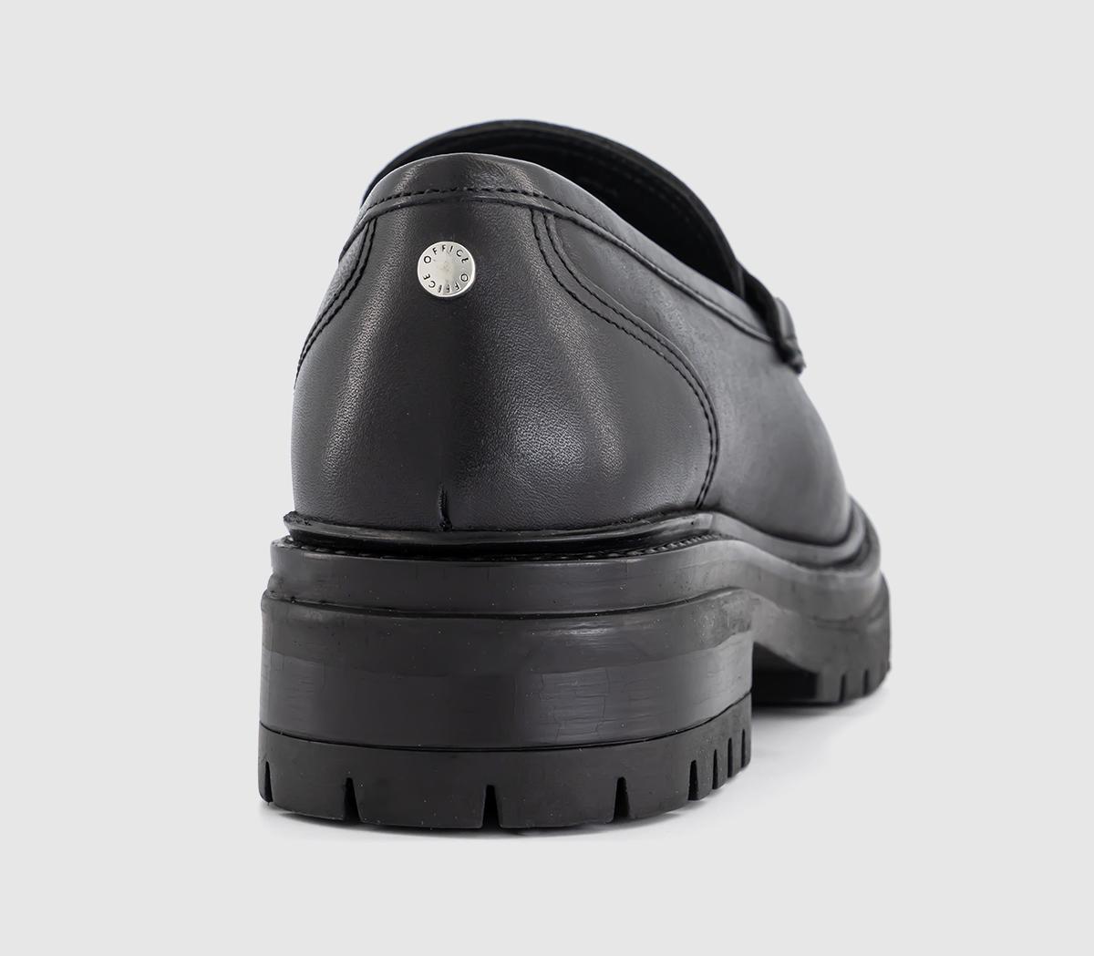 OFFICEFreely Chunky Leather Trim Loafers OFFICEFreely Chunky Leather Trim LoafersBlack Leather