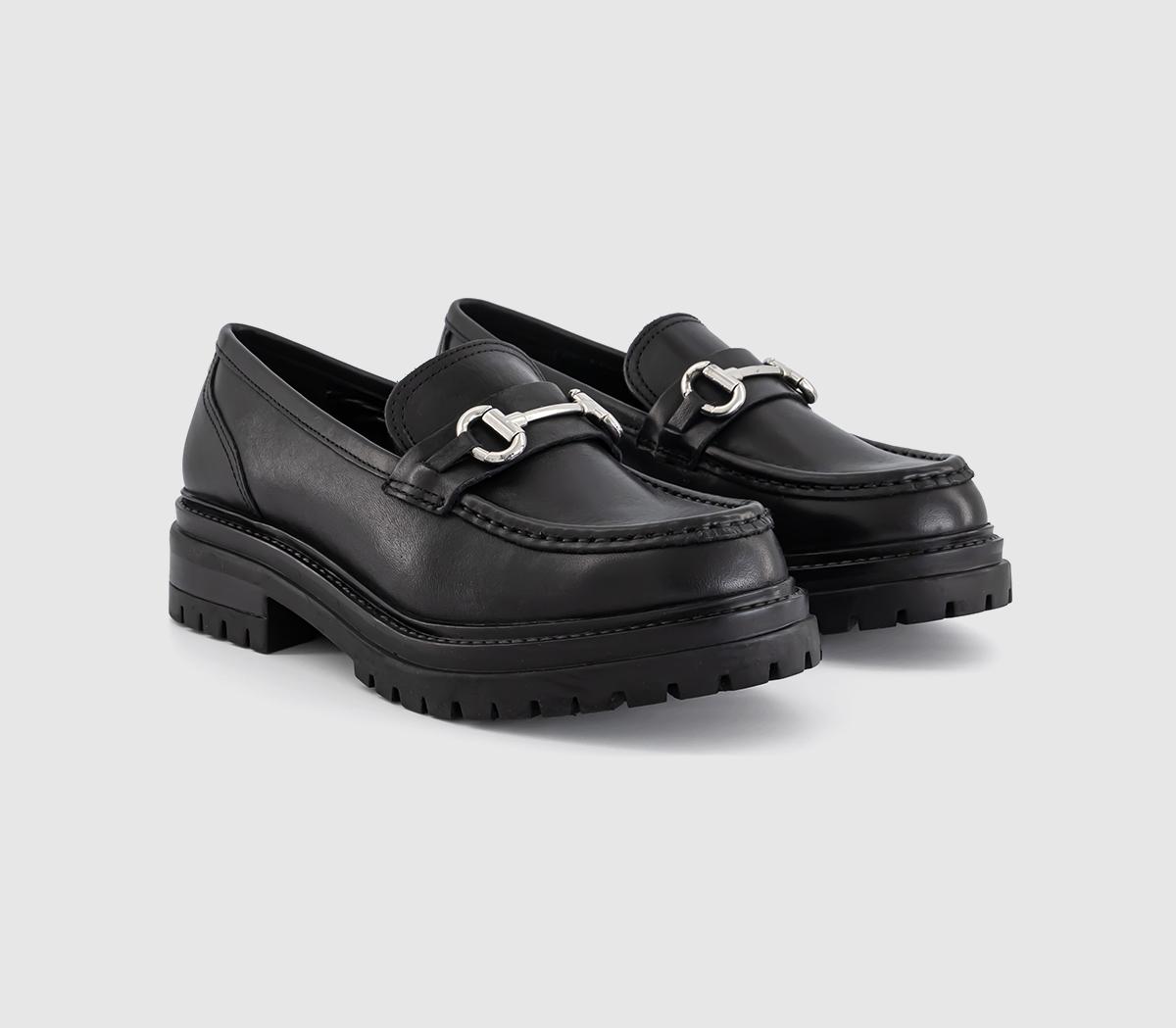 OFFICEFreely Chunky Leather Trim Loafers OFFICEFreely Chunky Leather Trim LoafersBlack Leather