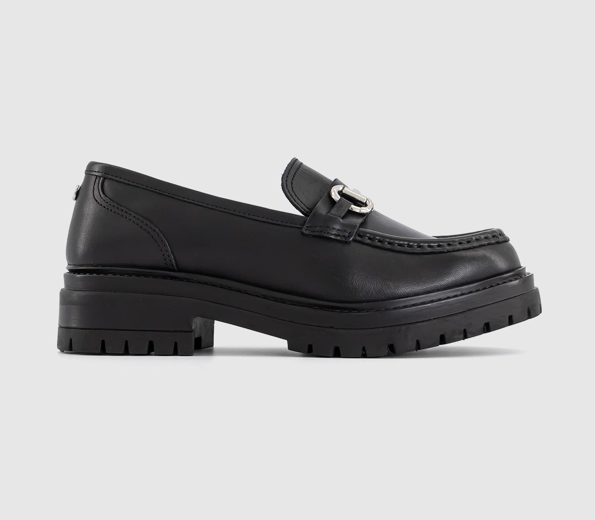 OFFICEFreely Chunky Leather Trim Loafers OFFICEFreely Chunky Leather Trim LoafersBlack Leather