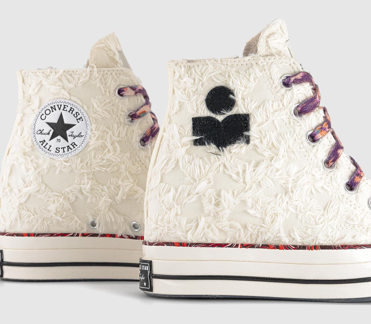 ConverseChuck 70 Wedge Hi TrainersIsabel Marrant Vanilla Whiteblack