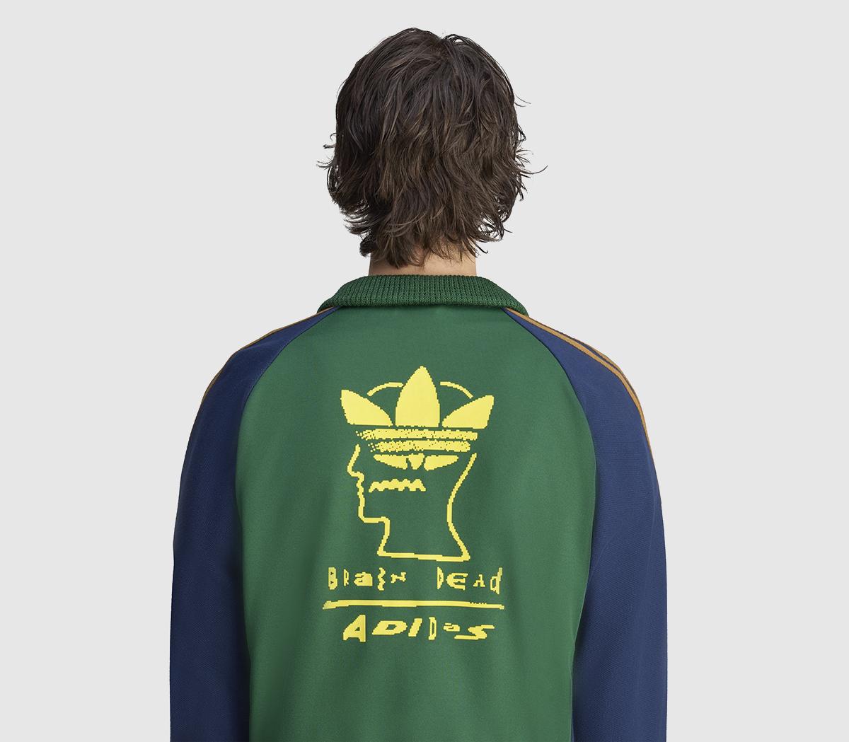 adidas ConsortiumBrain Dead Track JacketAmazon Green