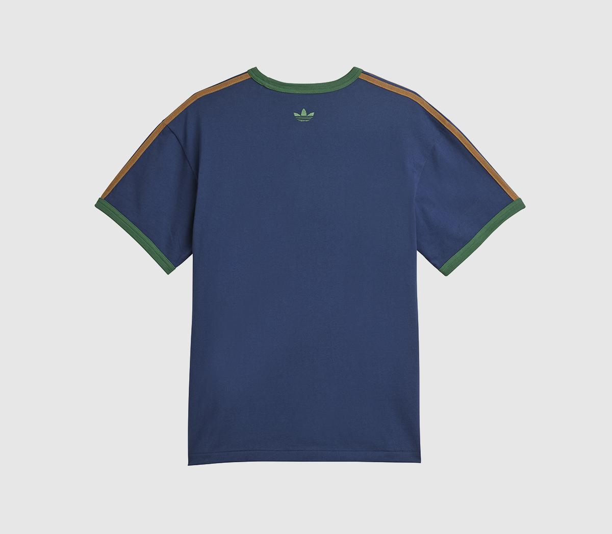 adidas ConsortiumBrain Dead T ShirtCollegiate Navy