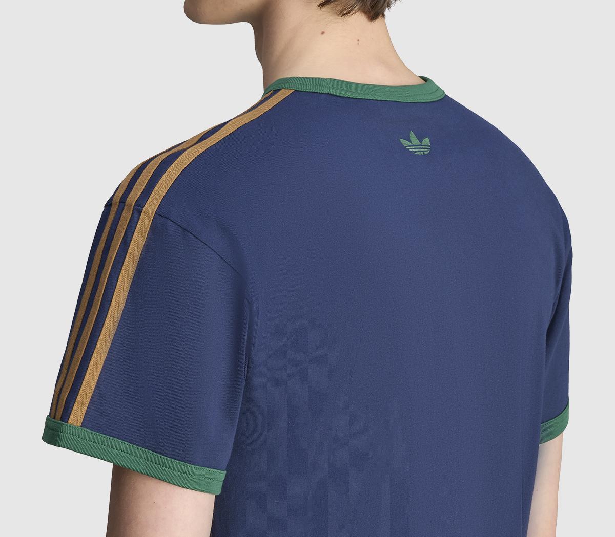 adidas ConsortiumBrain Dead T ShirtCollegiate Navy