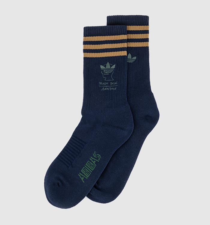 adidas Consortium Brain Dead Socks Collegiate Navy