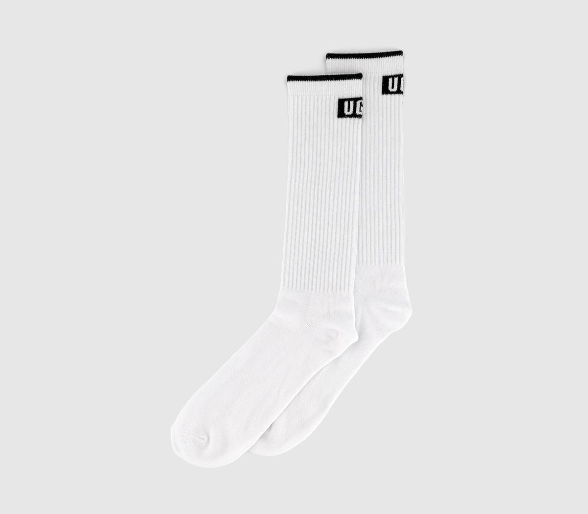 UGGTrent Crew Socks UGGTrent Crew SocksWhite Black