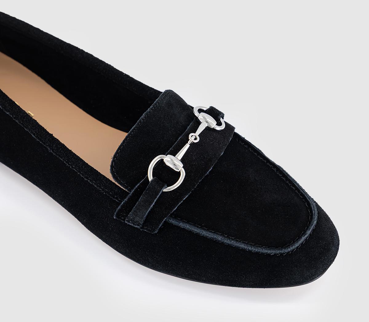 OFFICEFelix Trim LoafersBlack Suede