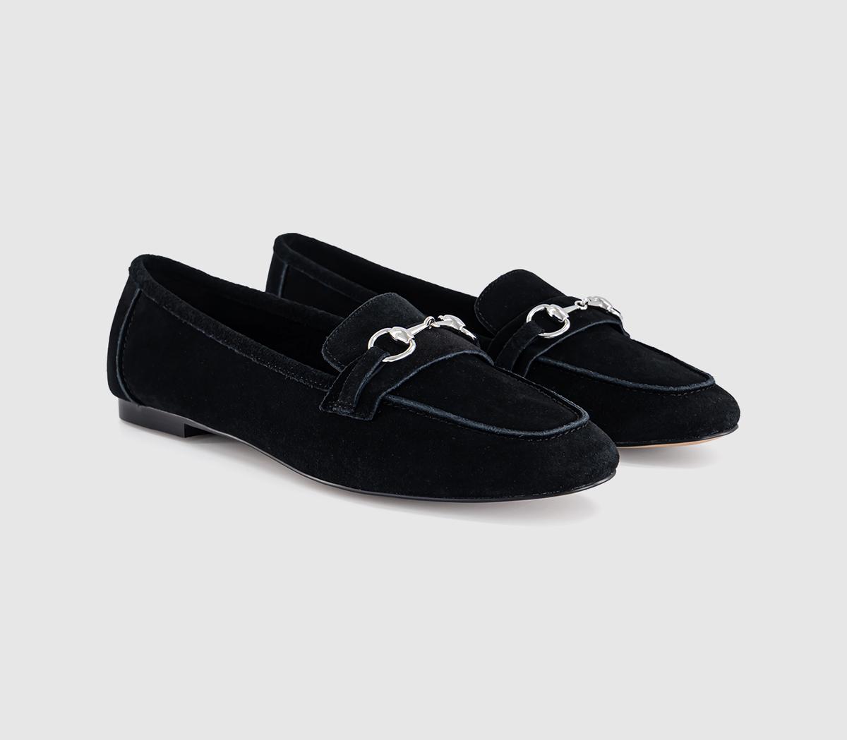 OFFICEFelix Trim LoafersBlack Suede