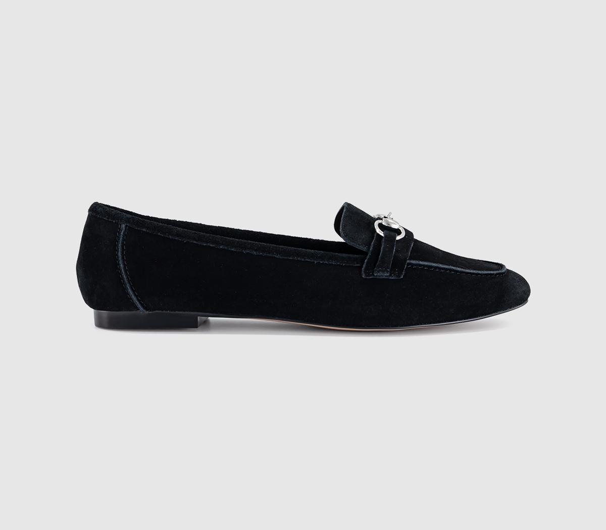 OFFICEFelix Trim LoafersBlack Suede