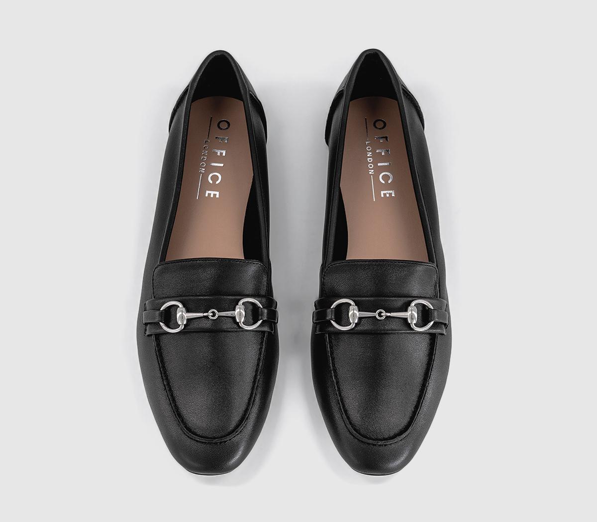 OFFICEFelix Trim LoafersShiny Black Leather