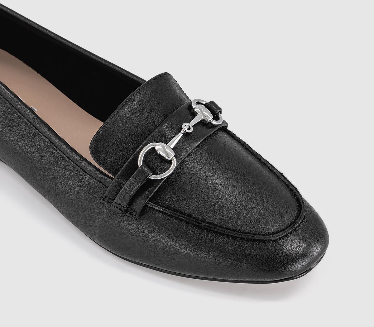 OFFICEFelix Trim LoafersShiny Black Leather