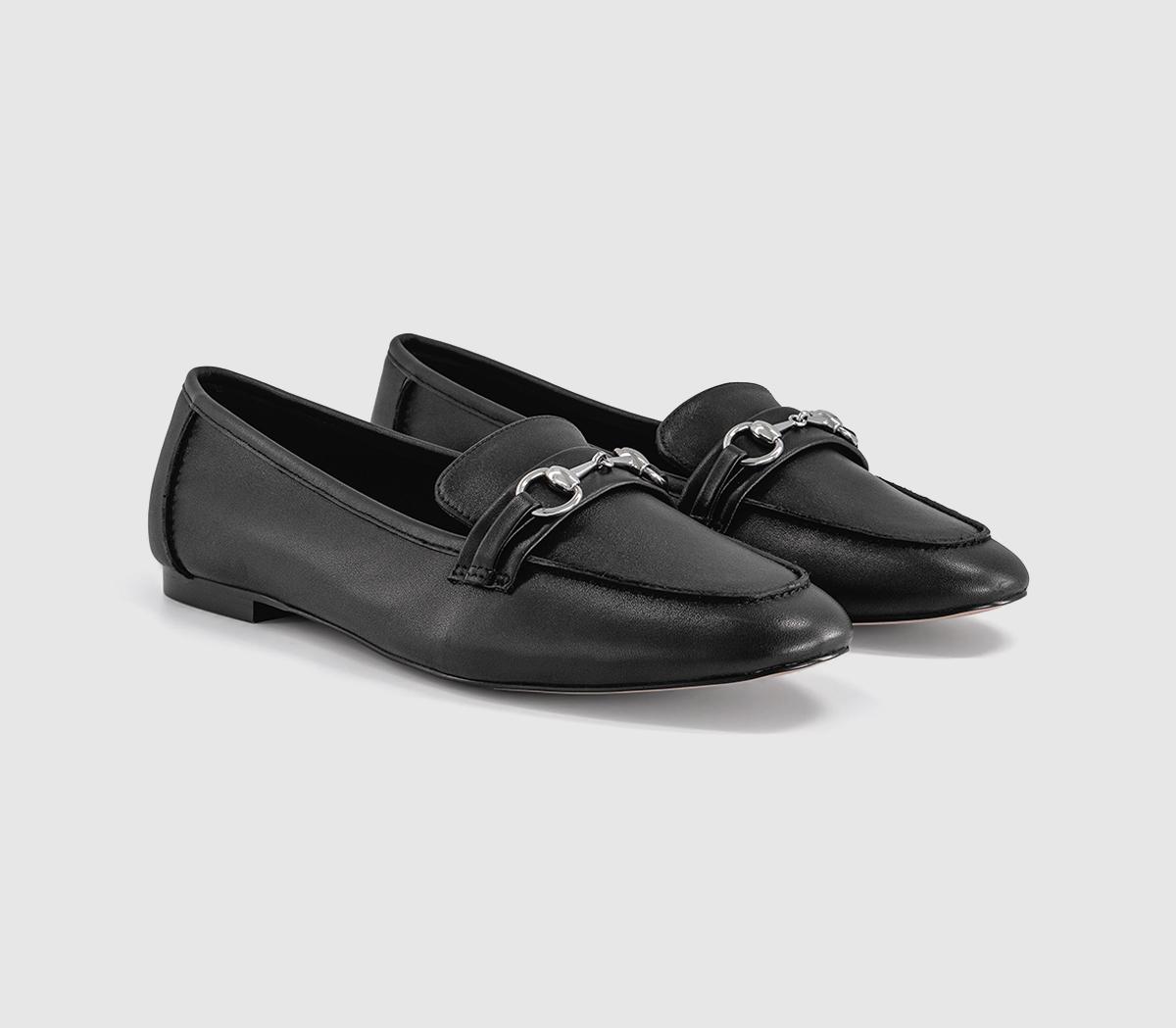 OFFICEFelix Trim LoafersShiny Black Leather