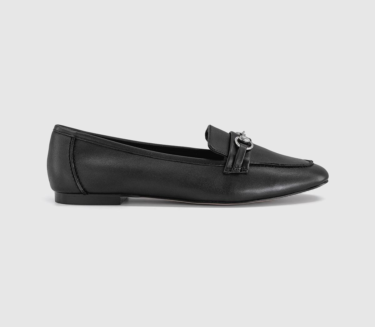 OFFICEFelix Trim LoafersShiny Black Leather