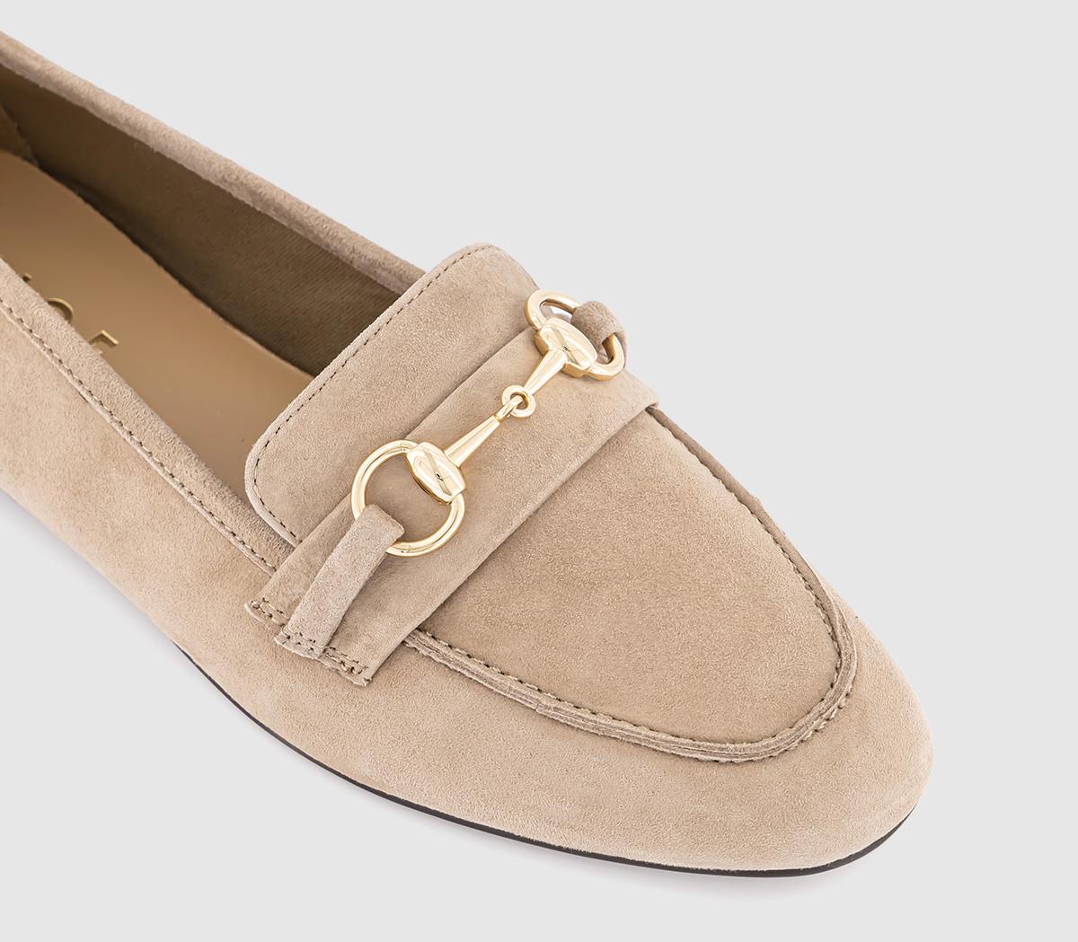 OFFICE Felix Trim Loafers OFFICE Felix Trim Loafers Beige Suede