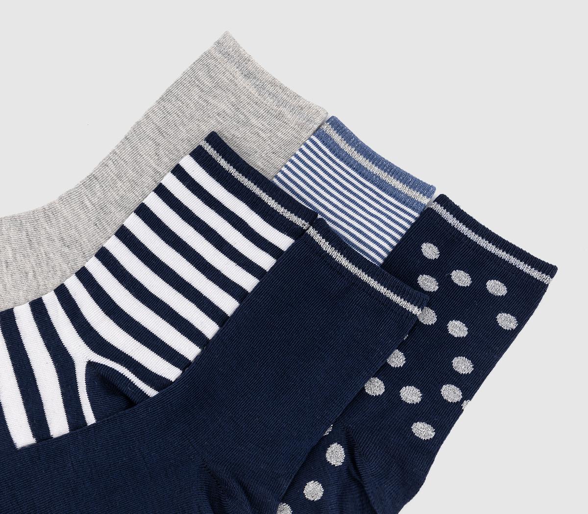 OFFICE Multi Ankle Socks 5 Pack OFFICE Multi Ankle Socks 5 Pack Multi