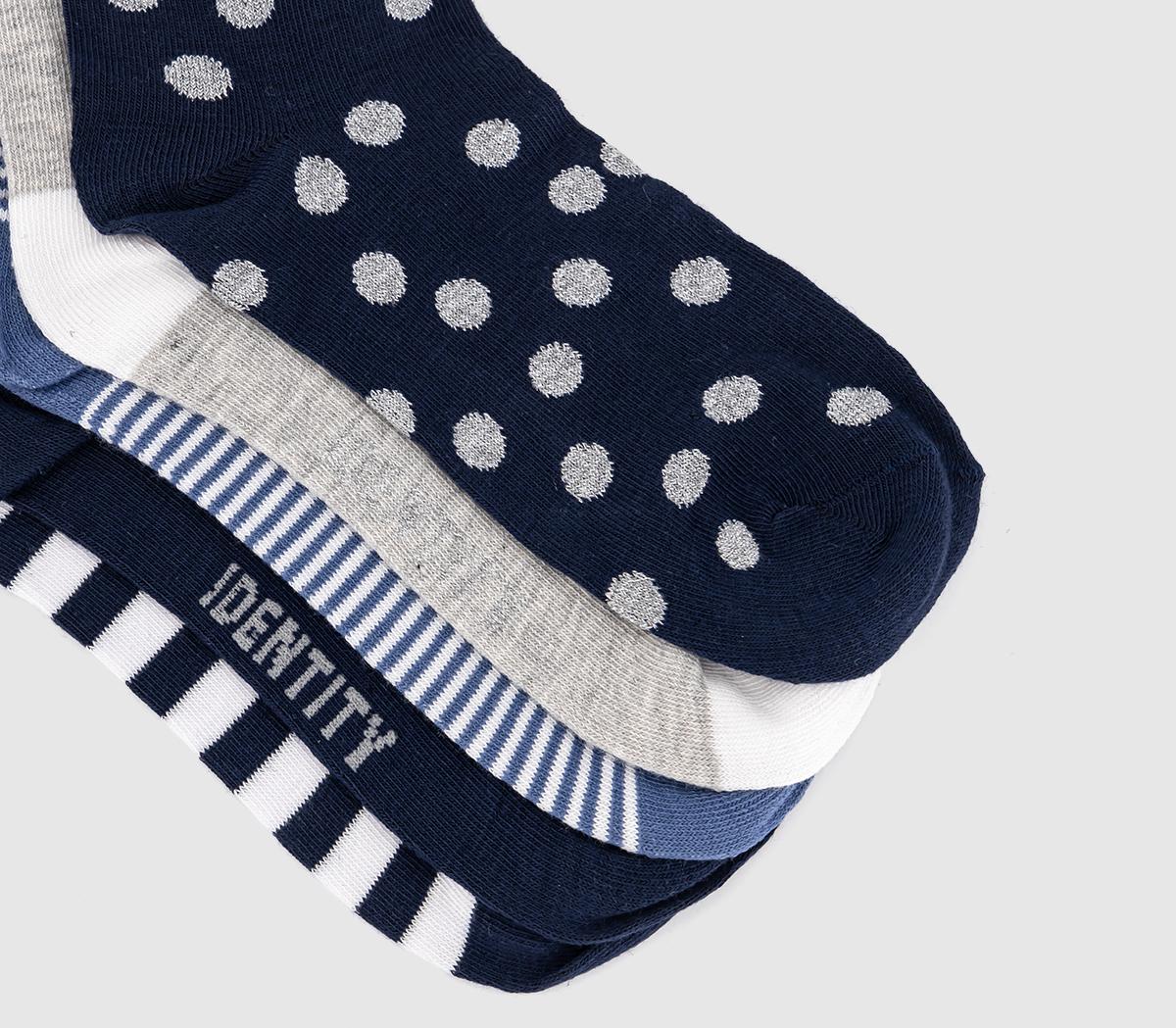 OFFICE Multi Ankle Socks 5 Pack OFFICE Multi Ankle Socks 5 Pack Multi