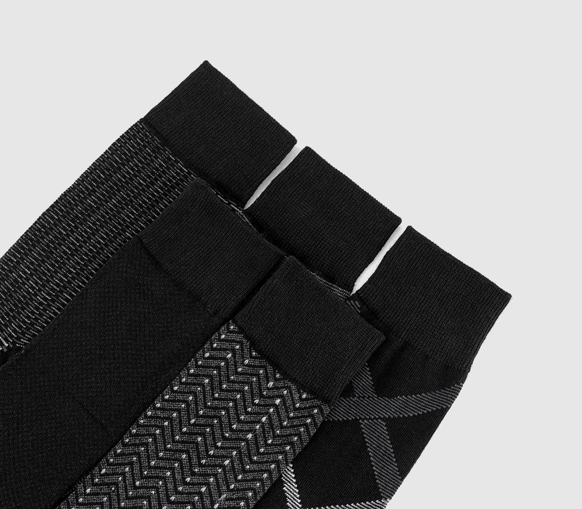 OFFICE Formal Ankle Socks 5 Pack OFFICE Formal Ankle Socks 5 Pack Black
