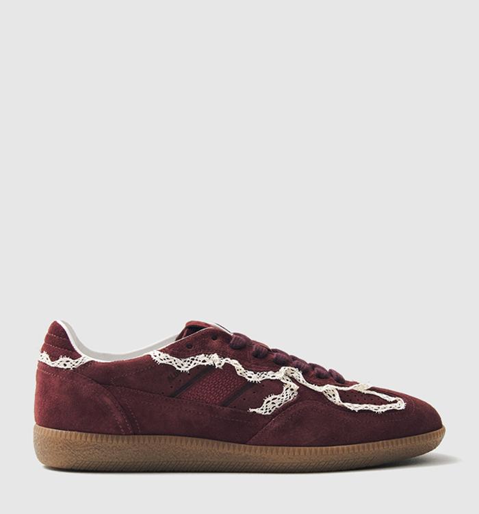 ALOHAS TB490 Crochet Sneakers Burgundy