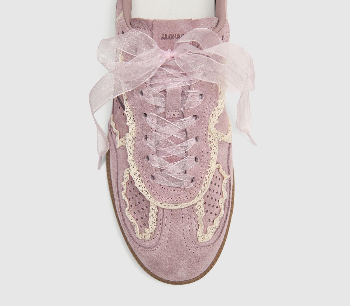 ALOHAS TB490 Crochet Sneakers Pink - Flat Shoes for Women