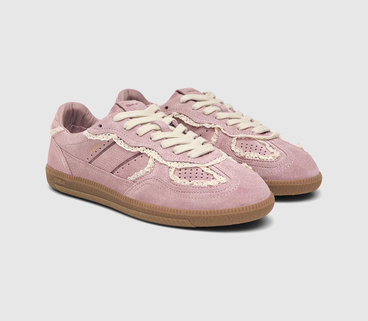 ALOHAS TB490 Crochet Sneakers Pink - Flat Shoes for Women