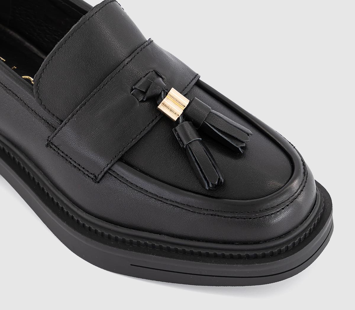 OFFICEFocus Chunky Tassel Loafers OFFICEFocus Chunky Tassel LoafersBlack Leather