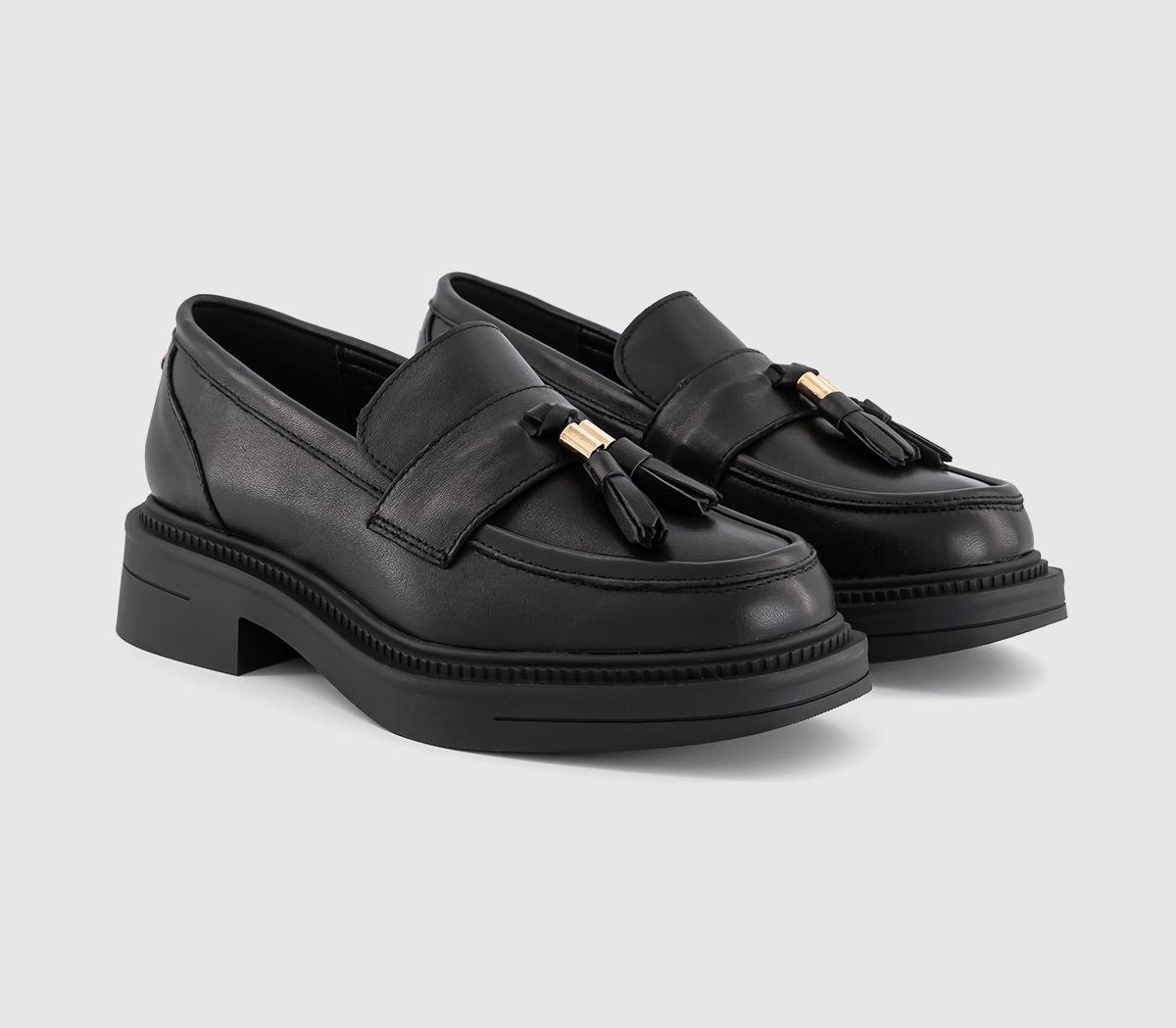 OFFICEFocus Chunky Tassel Loafers OFFICEFocus Chunky Tassel LoafersBlack Leather