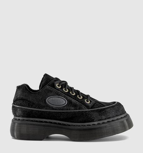 Dr. Martens Buzz 5 Eye Shoes Black Hair On