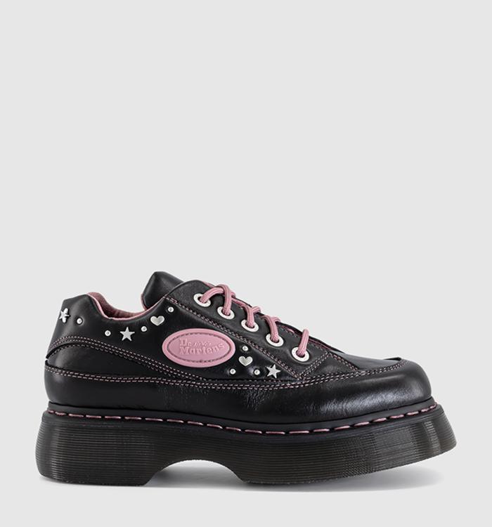 Dr. Martens Buzz 5 Eye Shoes Black Hearts And Stars