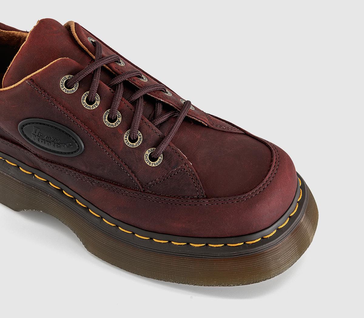 Dr. MartensBuzz 5 Eye ShoesCherry Red Crazy Horse
