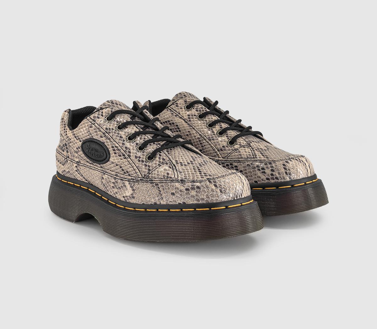 Dr. MartensBuzz 5 Eye ShoesCream Black Iced Reptile