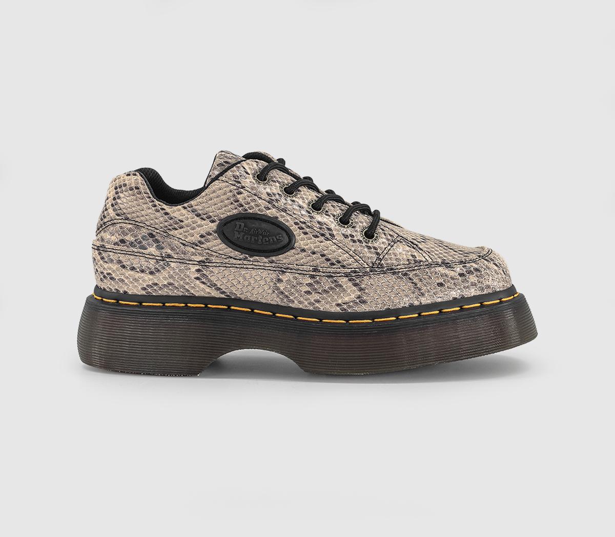 Dr. MartensBuzz 5 Eye ShoesCream Black Iced Reptile