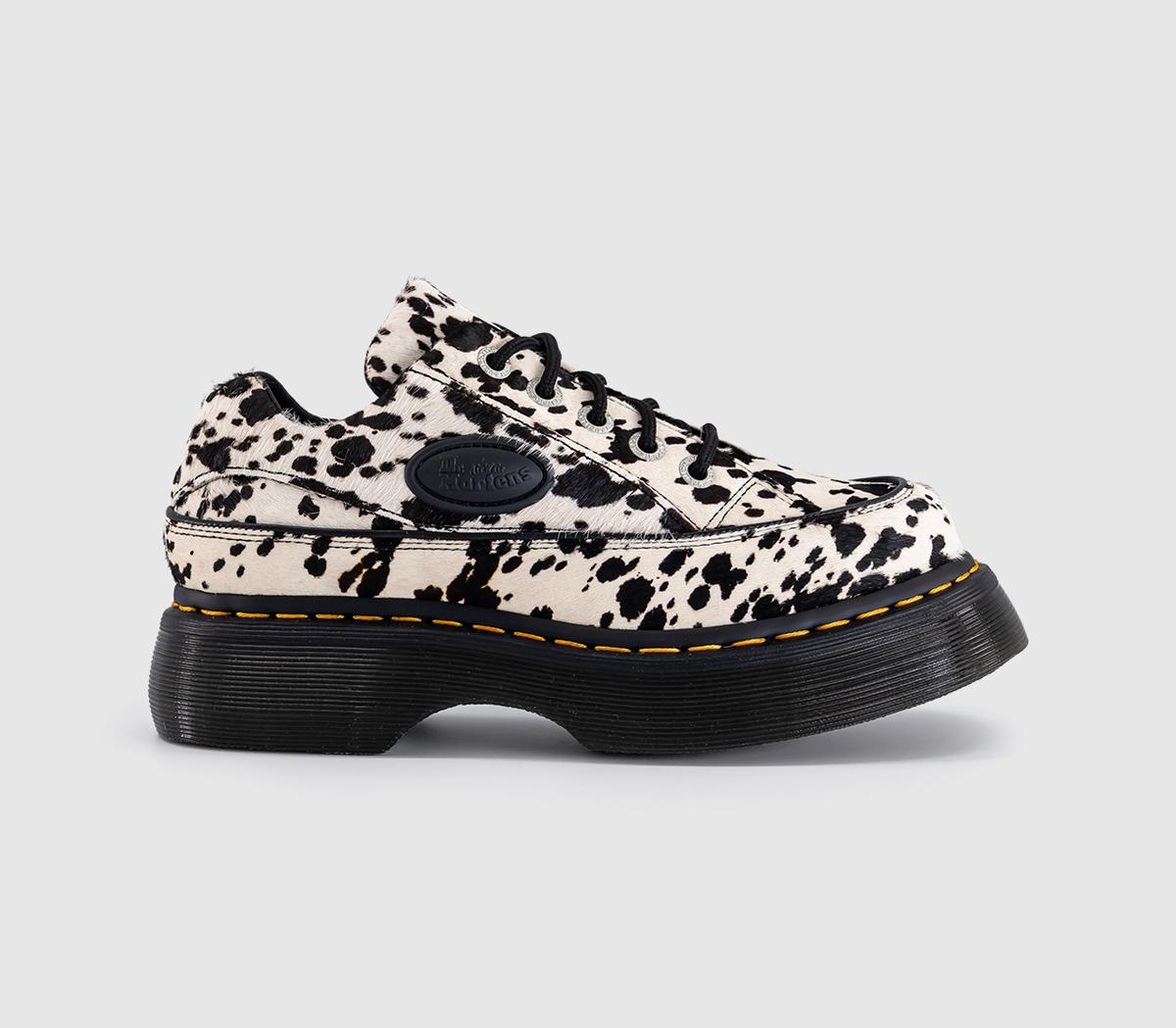 Dr. Martens Buzz 5 Eye Shoes Dalmatian Hair On  in   Size 6, Office Shoes