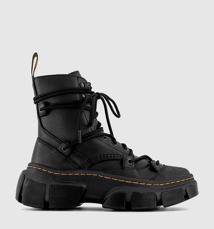 Dr. Martens DMXL 8 Eye Boots Black