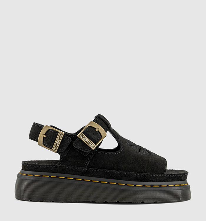 Dr. Martens Dunnet Flower Sandals Black