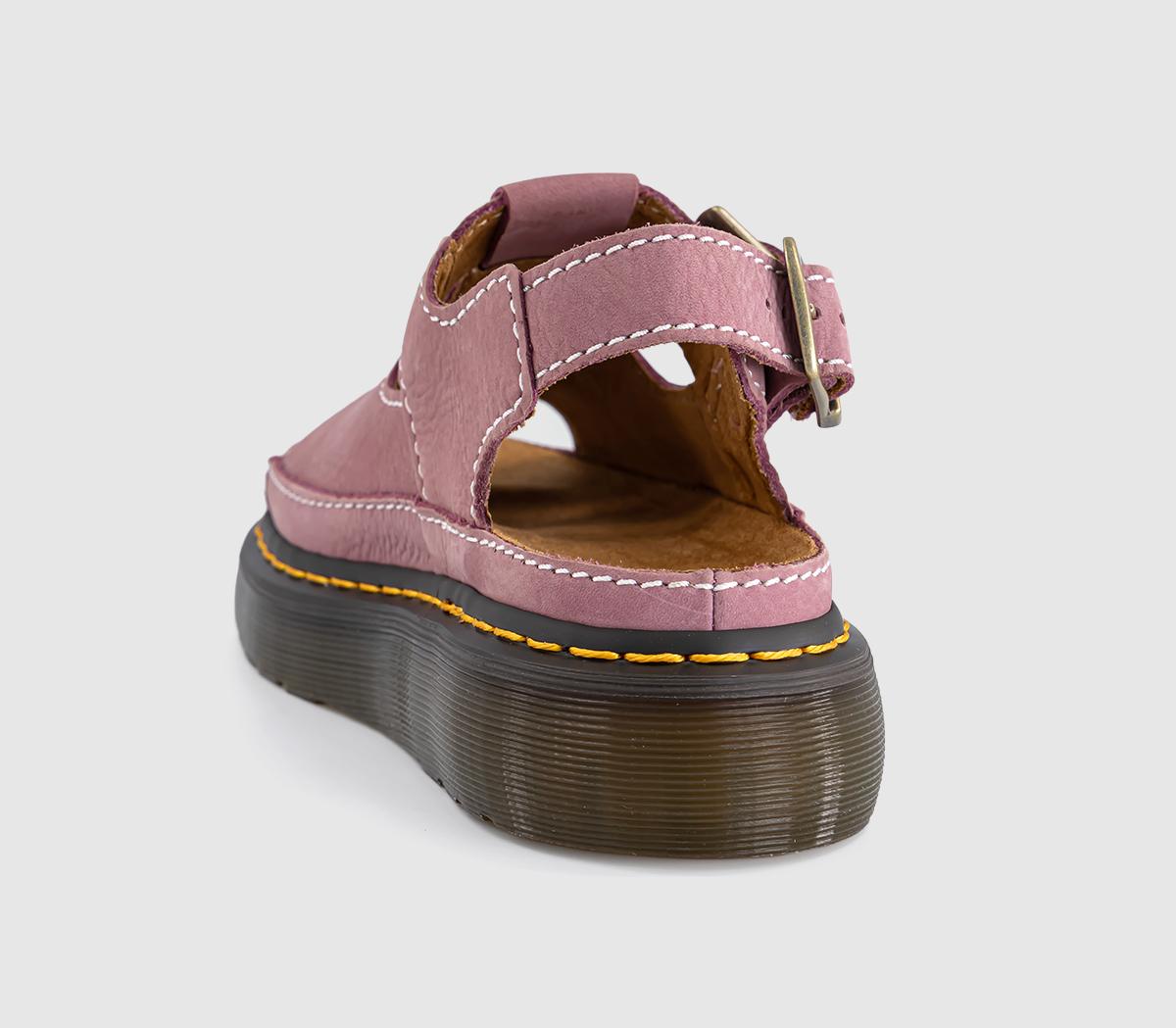 Dr. MartensDunnet Flower SandalsDusty Rose Milled Nubuck