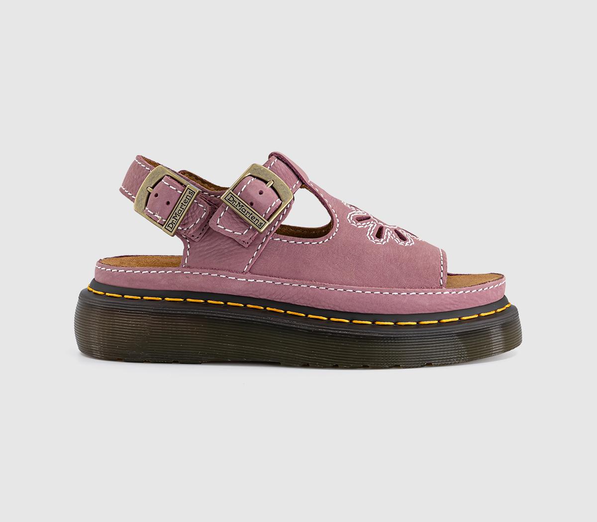 Dr. MartensDunnet Flower SandalsDusty Rose Milled Nubuck