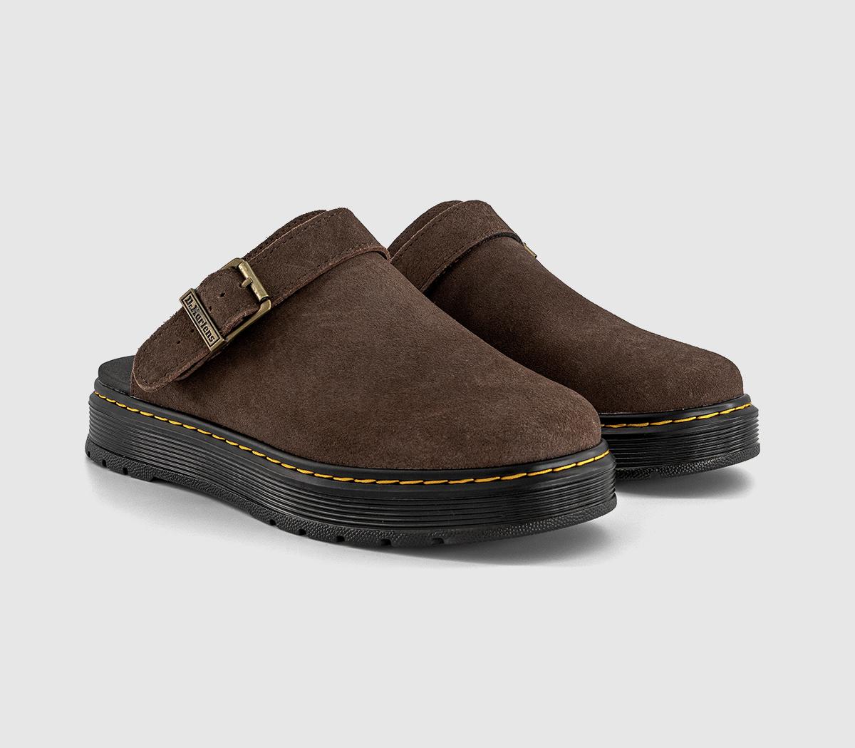 Dr. MartensBrookline MulesDark Brown Bronx Suede