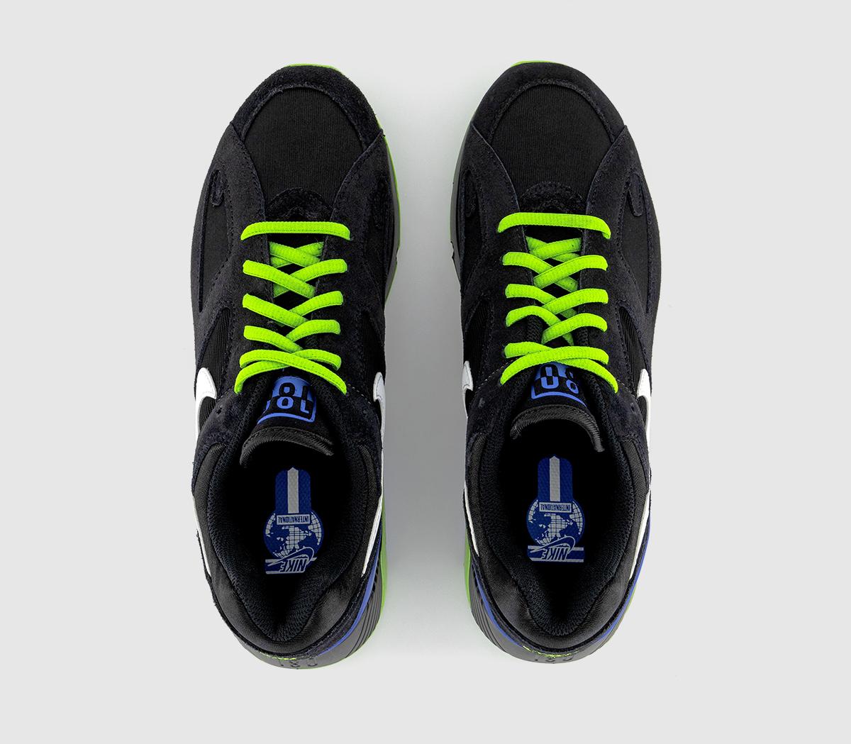 NikeNike Air 180 Black White Action Green