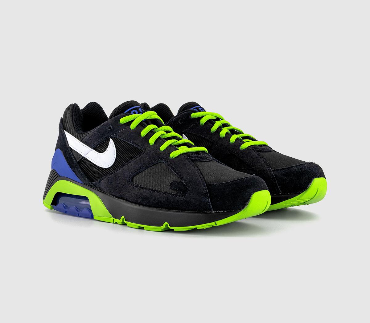 NikeNike Air 180 Black White Action Green