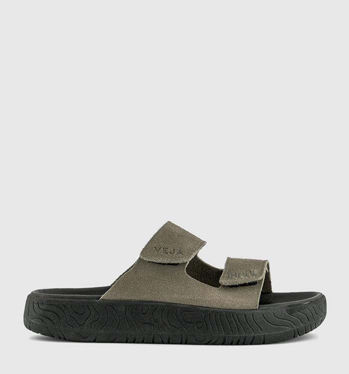VEJA Etna Sandals Kaki Kaki Black F