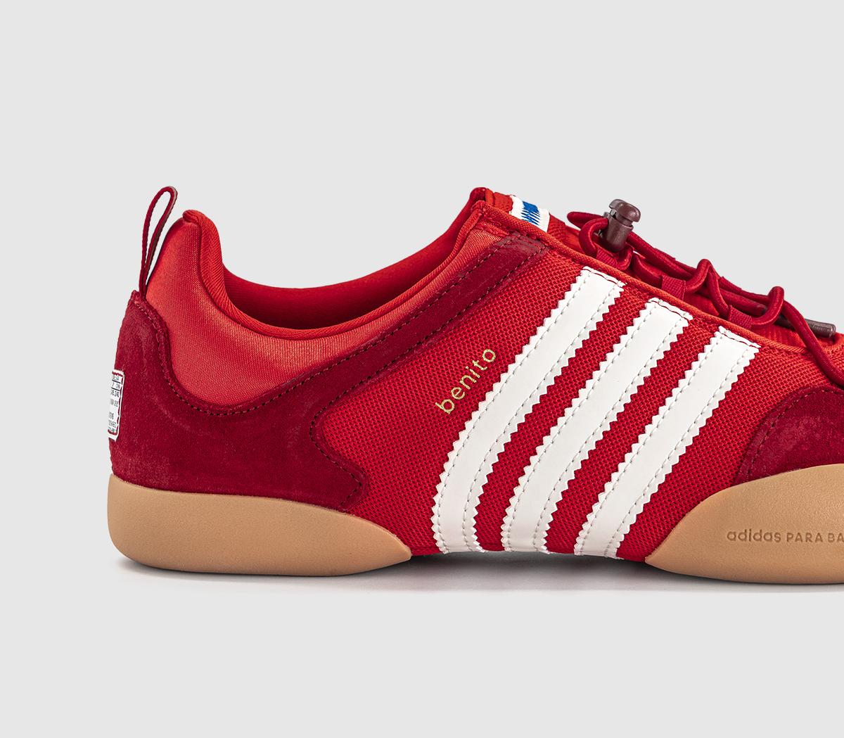adidasBad Bunny BallerinaVivid Red Chalk White Power Red