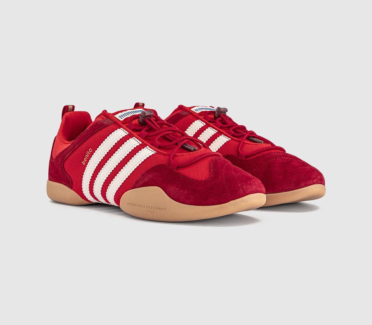 adidasBad Bunny BallerinaVivid Red Chalk White Power Red